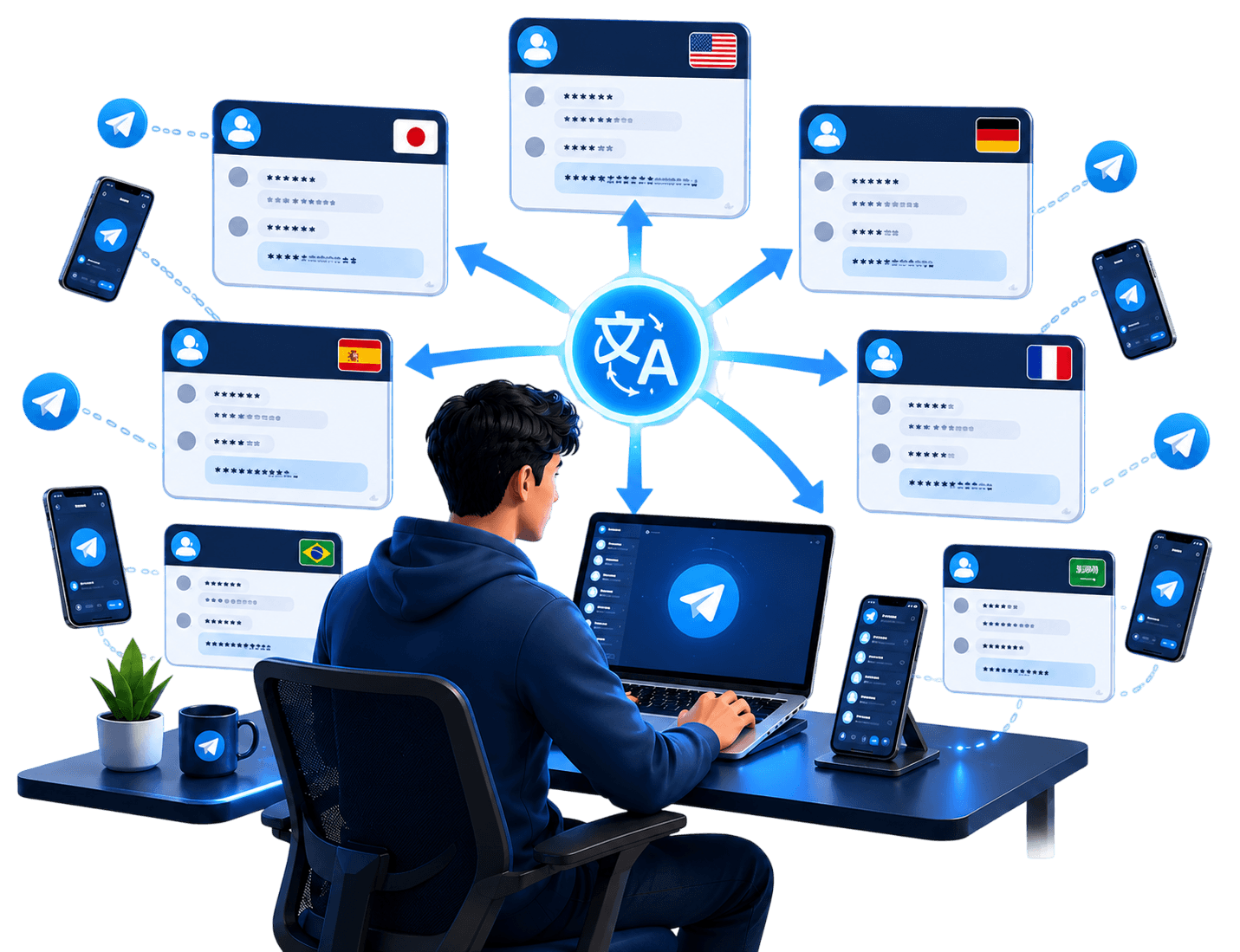DeepTG发送监测与客户筛选面板